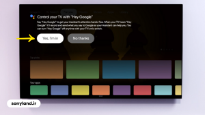 دستیار صوتی گوگل در تلویزیون های سونی